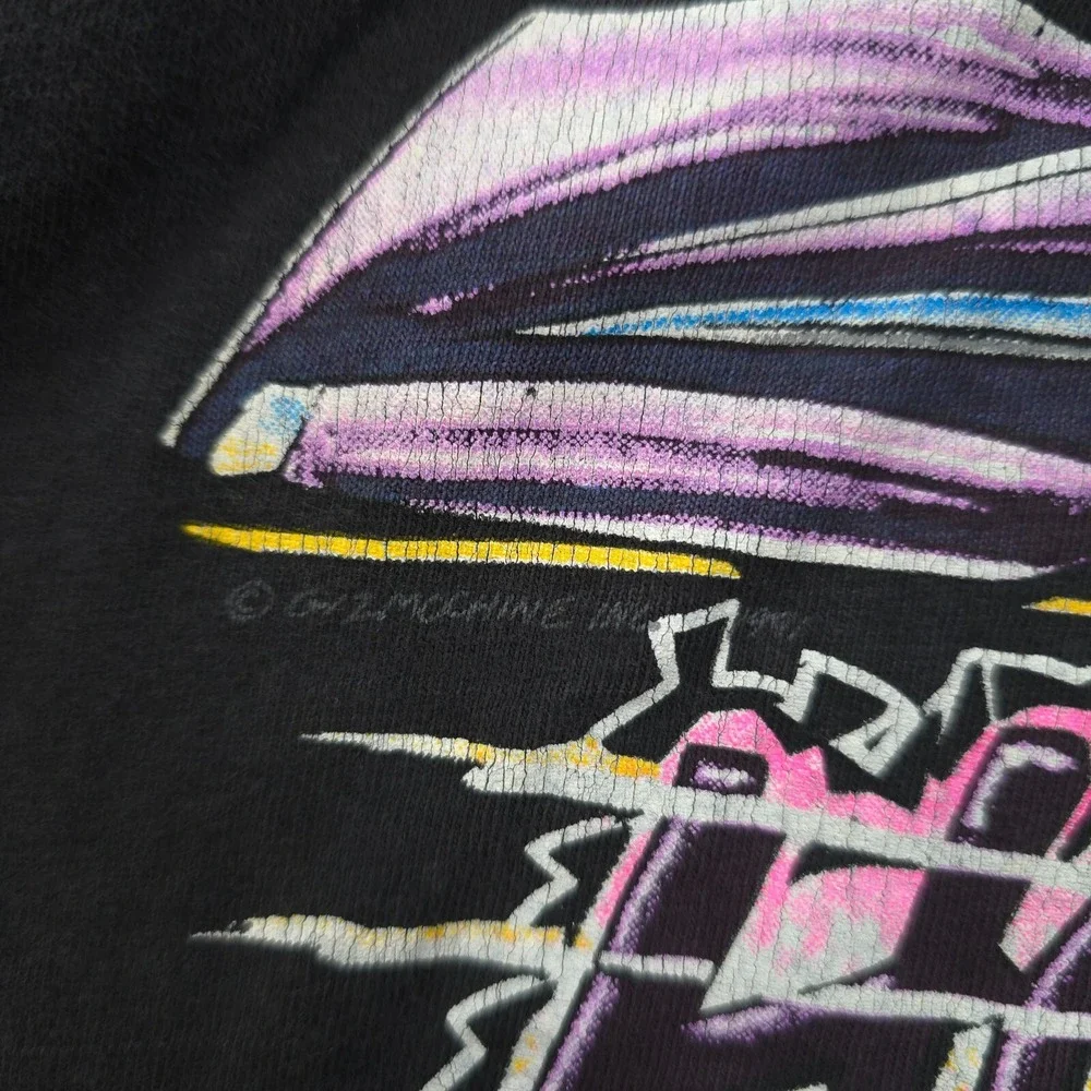 VINTAGE Harley Davidson Shirt Mens XL Black Hogzzilla Motorcycle Biker 90s USA‎